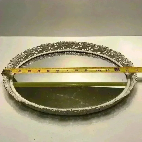 Chic Metal Mirror Tray - Picture 2 of 6